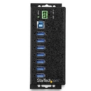 7 Port Ind USB3.0 Hub with Power Adapter