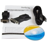 USB TO NULL MODEM RS232 DB9 ADAPTER FTDI