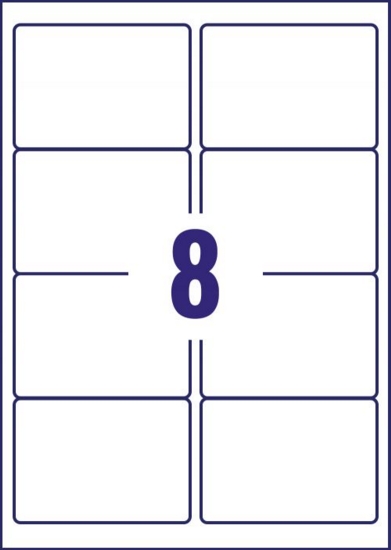 Avery Inkjet Address Label 99.1x67.7mm 8 Per A4 Sheet White (Pack 200 Labels) J8165-25