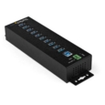 10 Port USB3 Ind Hub with Power Adapter