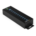 10 Port USB3 Ind Hub with Power Adapter