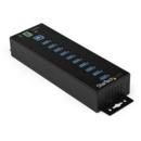 10 Port USB3 Ind Hub with Power Adapter