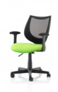 Camden Black Mesh Chair in Myrrh Green KCUP1517