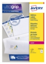 Avery Laser Address Label 63.5x46.6mm 18 Per A4 Sheet White (Pack 720 Labels) L7161-40
