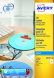 Avery Inkjet Full Face CD/DVD Label 117mm Diameter 2 Per A4 Sheet Matt White (Pack 200 Labels) J8676-100