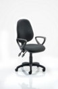 Eclipse Plus II Chair Charcoal Loop Arms KC0024
