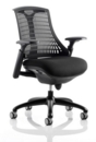 Flex Chair Black Frame With Black Back KC0071