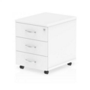 Impulse 3 Drawer Mobile Pedestal White I000185
