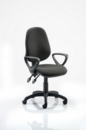 Eclipse Plus II Chair Black Loop Arms KC0022