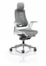Zure Elastomer Gel Grey With Arms With Headrest KC0164