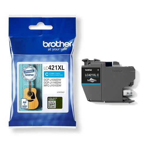 Brother LC421XL Cyan Ink Cart 500 pages