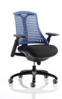 Flex Chair Black Frame With Blue Back KC0076