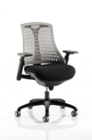 Flex Chair Black Frame With Grey Back KC0077