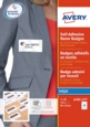 Avery Self-Adhesive Name Badge 80x50mm White (Pack 150) J4785