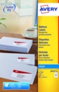 Avery Inkjet Address Label 99x34mm 16 Per A4 Sheet White (Pack 400 Labels) J8162-25