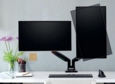 Kensington SmartFit One Touch Height Adjustable Dual Monitor Arm Black K59601WW