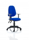 Eclipse Plus II Chair Blue Adjustable Arms KC0028