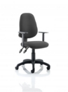 Eclipse Plus II Chair Charcoal Adjustable Arms KC0029