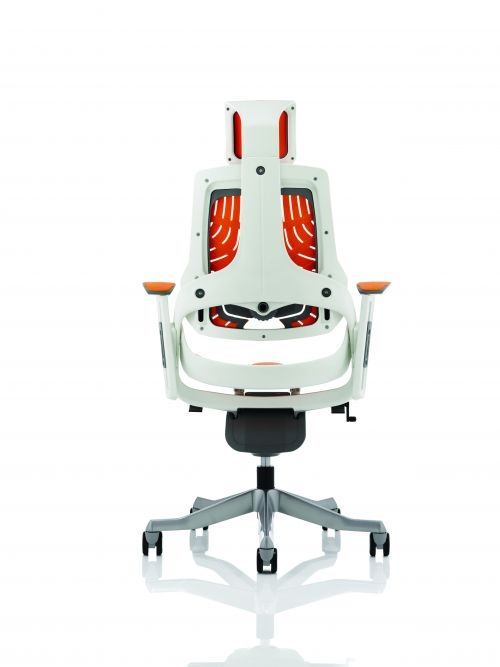 Zure Elastomer Gel Orange With Arms With Headrest KC0165
