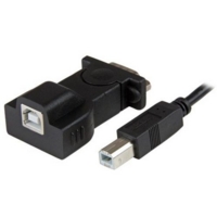 USB TO NULL MODEM RS232 DB9 ADAPTER FTDI