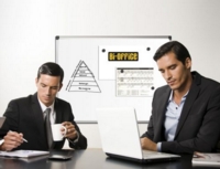 Bi-Office Maya Non Magnetic Melamine Whiteboard Aluminium Frame 1200x1200mm