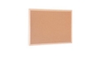 Bi-Office Cork Noticeboard Pine Wood Frame 400x300mm