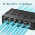 LiteWave 5 Port Gigabit Desktop Switch