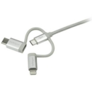 StarTech 1M 3 in 1 Lightening USB Cable