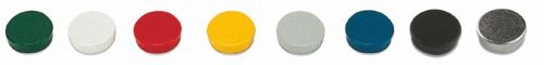 Bi-Office Round Magnets 20mm Yellow (Pack 10)