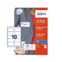 Avery Self-Adhesive Name Badge 80x50mm White (Pack 150) J4785