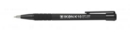 ValueX Retractable Ballpoint Pen Soft Grip 1.0mm Tip 0.7mm Line Black (Pack 12)