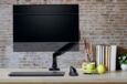 Kensington SmartFit One-Touch Single Monitor Arm Height Adjustable Black K59600WW