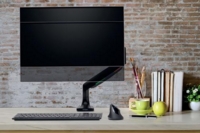 Kensington SmartFit One Touch Height Adjustable Single Monitor Arm Black K59600WW