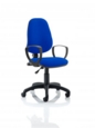 Eclipse Plus I Blue Chair With Loop Arms KC0015