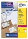 Avery Laser Parcel Label 199.6x289mm 1 Per A4 Sheet White (Pack 40 Labels) L7167-40
