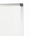 Bi-Office Maya Non Magnetic Melamine Whiteboard Aluminium Frame 1500x1200mm