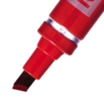 Pentel N60 Permanent Marker Chisel Tip 3.9-5.7mm Line Red (Pack 12)