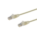 1m Grey Slim CAT6 Patch Cable