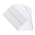 Exacompta Index 1-50 A4 160gsm Card White with White Mylar Tabs