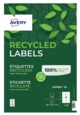 Avery Laser Recycled Address Label 99.1x67.7mm 8 Per A4 Sheet White (Pack 120 Labels) LR7165-15