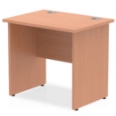 Impulse 800 x 600mm Straight Desk Beech Top Panel End Leg MI002886