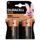 Duracell Plus Power D Alkaline Batteries (Pack 2) MN1300B2PLUS