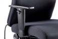 Onyx Black Fabric With Headrest With Arms OP000094