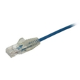 1m Blue Slim CAT6 Patch Cable
