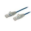 0.5m Blue Slim CAT6 GbE Patch Cable