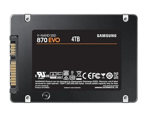 Samsung 870 EVO 2.5 Inch 4TB Serial ATA III VNANDInternal Solid State Drive Up to 560MBs Read Speed Up to 530MBs Write Speed
