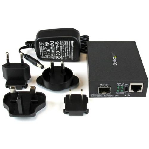 GbE Fiber Media Converter Open SFP Slot