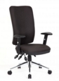 Chiro High Back Chair with Arms Black OP000006