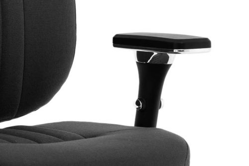 Barcelona Deluxe Black Fabric Operator Chair OP000242
