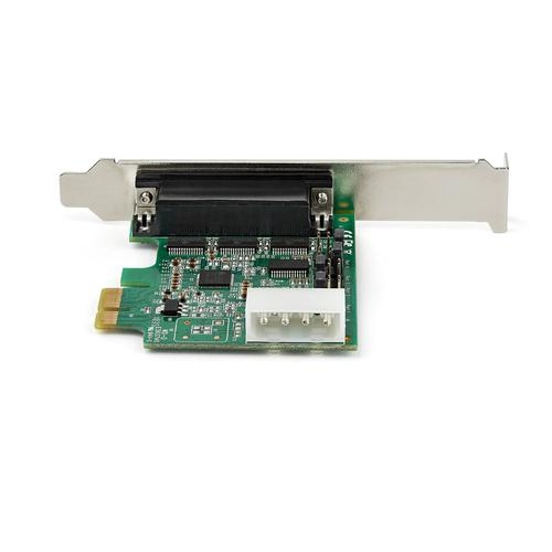4 PT PCIE RS232 Serial Card Asix AX99100